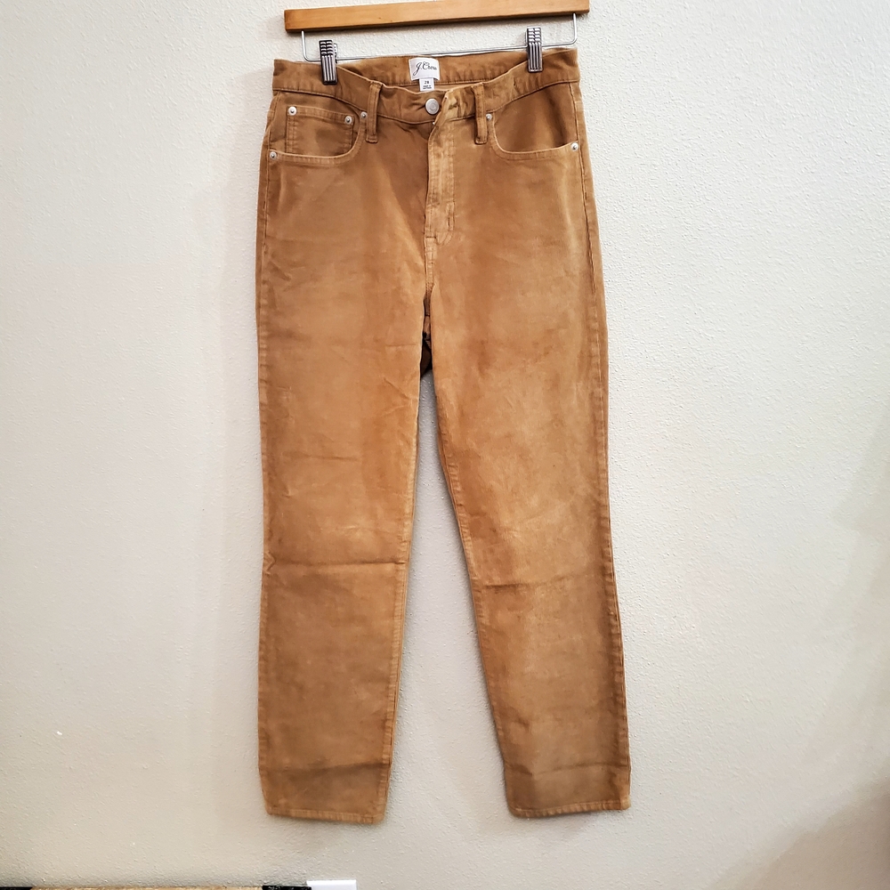 J. Crew Camel Corduroy Trousers